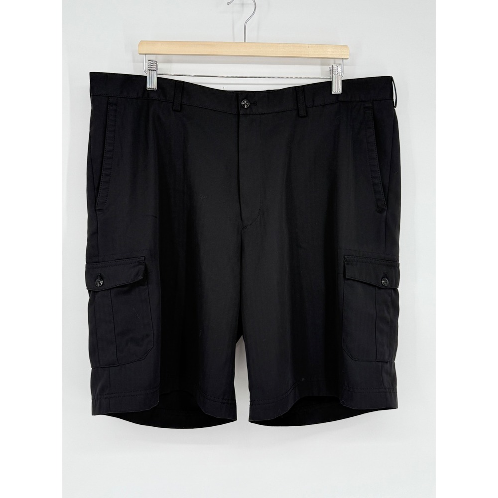 Island Republic Men's Sz 42 Cargo Shorts Black Flat Front Summer Outdoor, Travel